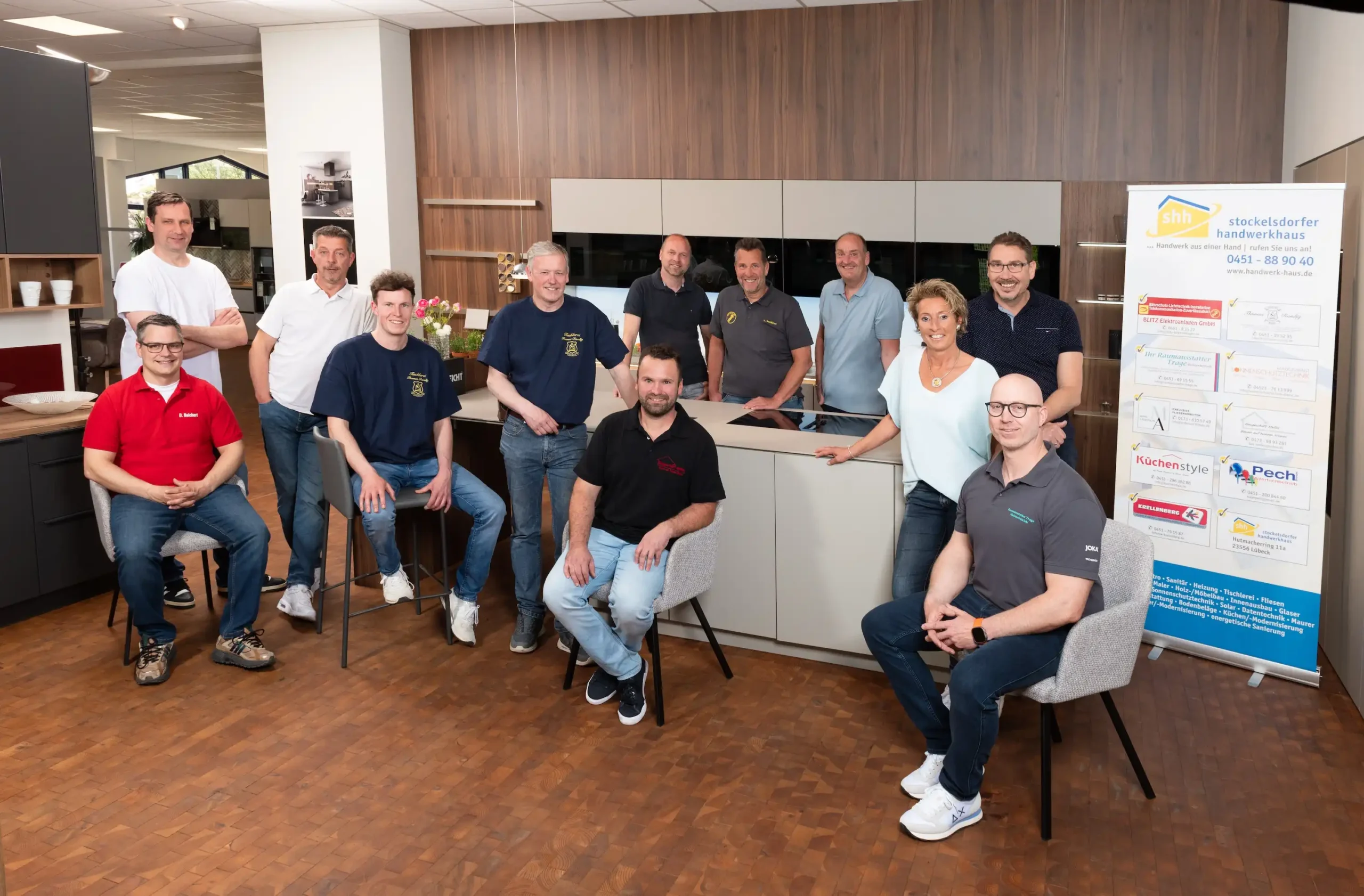 Team des Stockelsdorfer Handwerkhaus