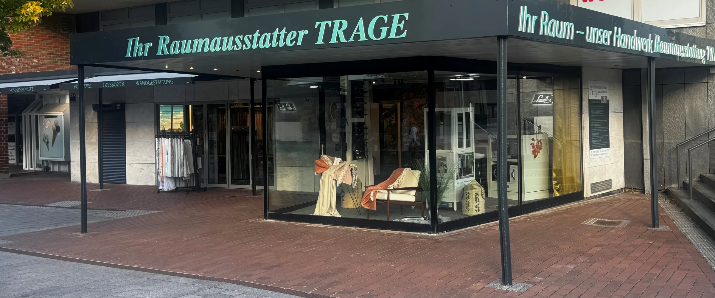 Geschäft von Raumausstatter Trage